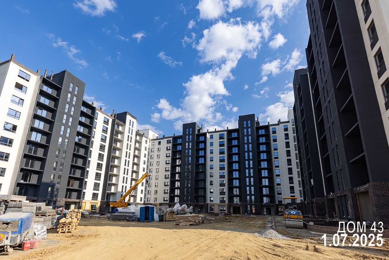 Ход строительства ЖК Парковый Премиум — июль 2025