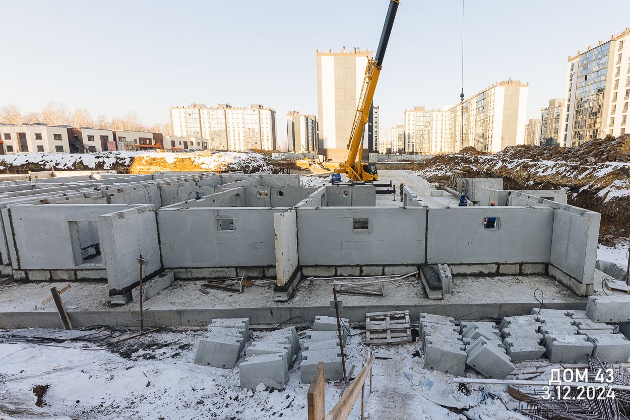 Ход строительства ЖК Парковый Премиум — декабрь 2024
