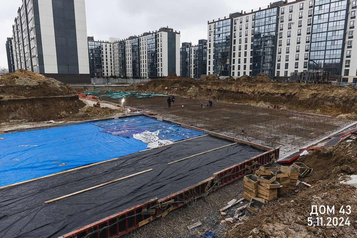 Ход строительства ЖК Парковый Премиум — ноябрь 2024