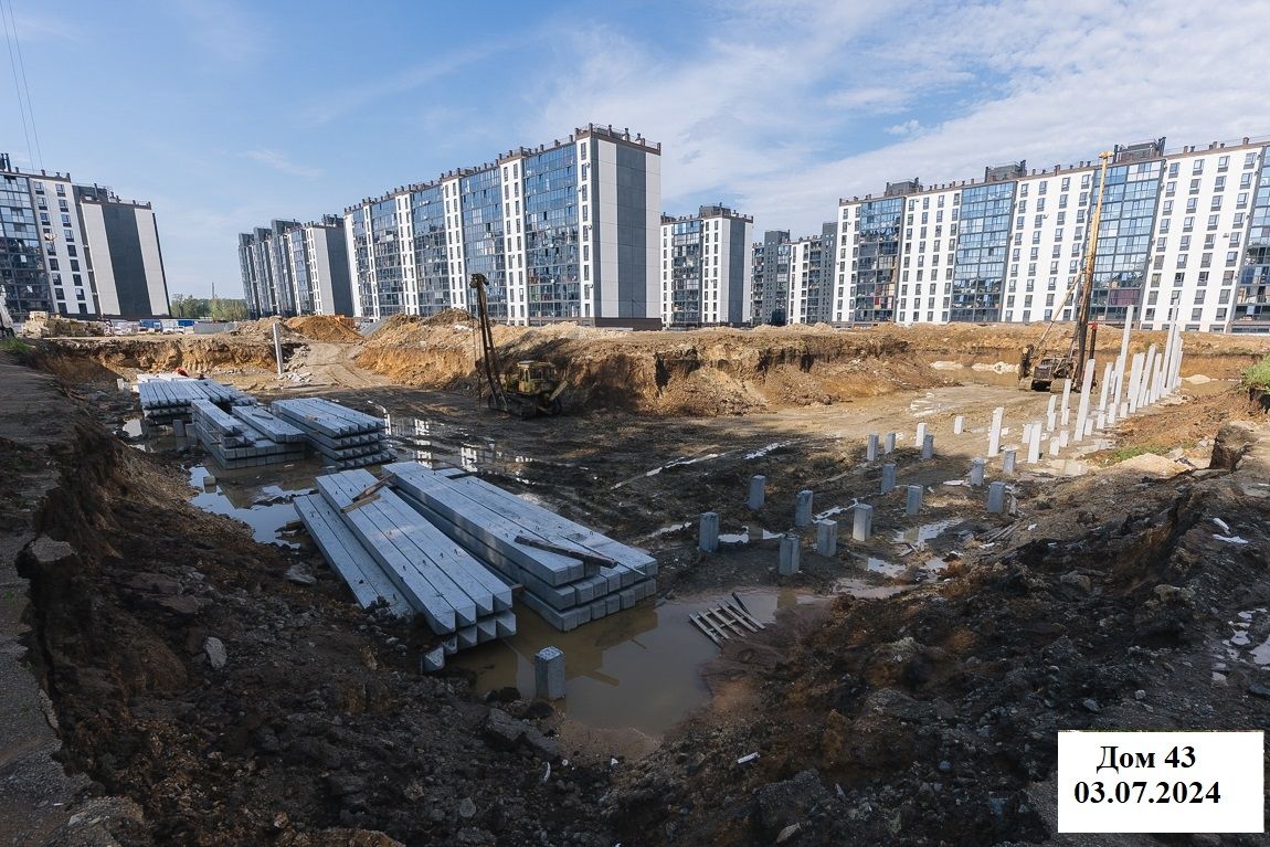 Ход строительства ЖК Парковый Премиум — июль 2024