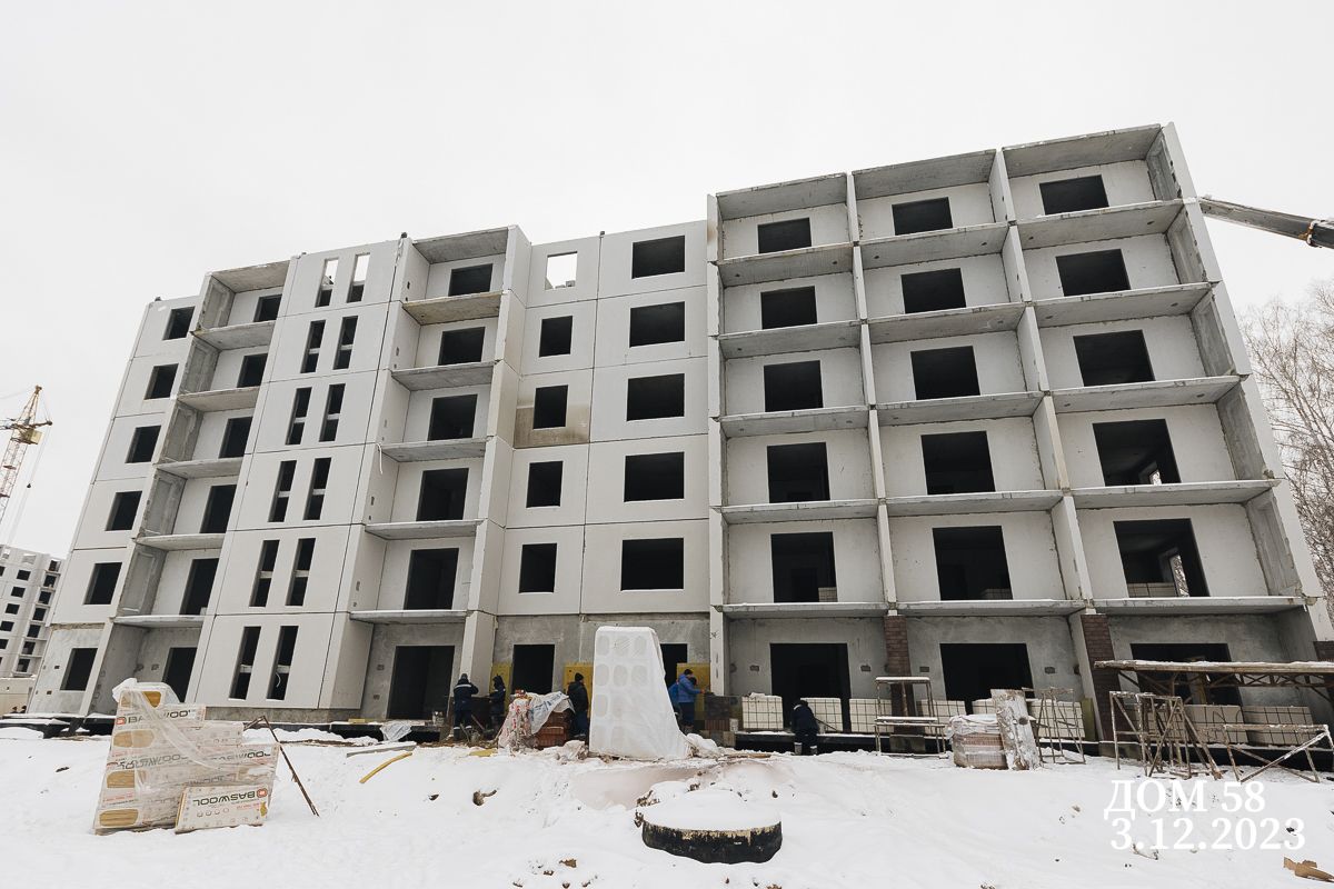 Ход строительства ЖК Парковый Премиум — декабрь 2023
