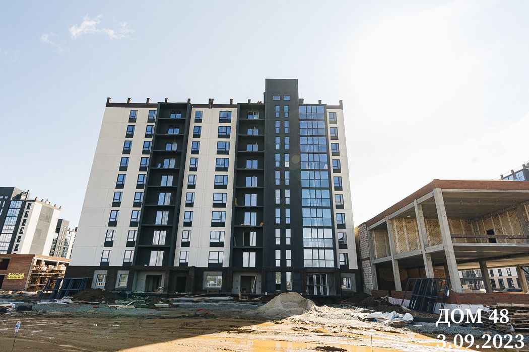 Ход строительства ЖК Парковый Премиум — сентябрь 2023