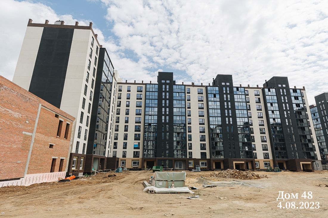 Ход строительства ЖК Парковый Премиум — август 2023