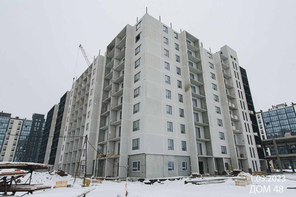 Ход строительства ЖК Парковый Премиум — март 2023