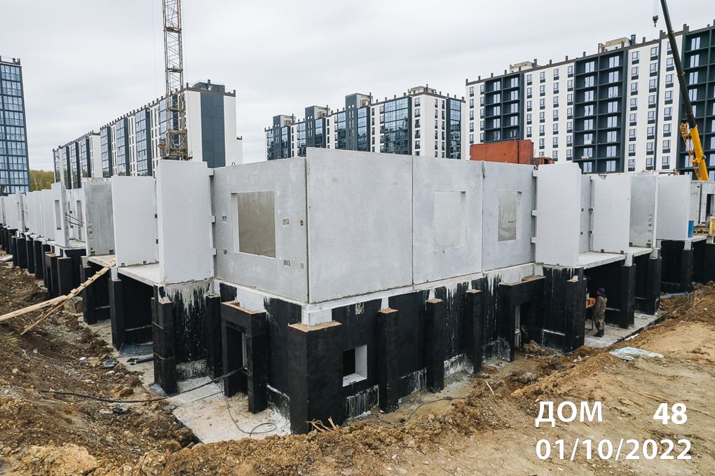 Ход строительства ЖК Парковый Премиум — октябрь 2022