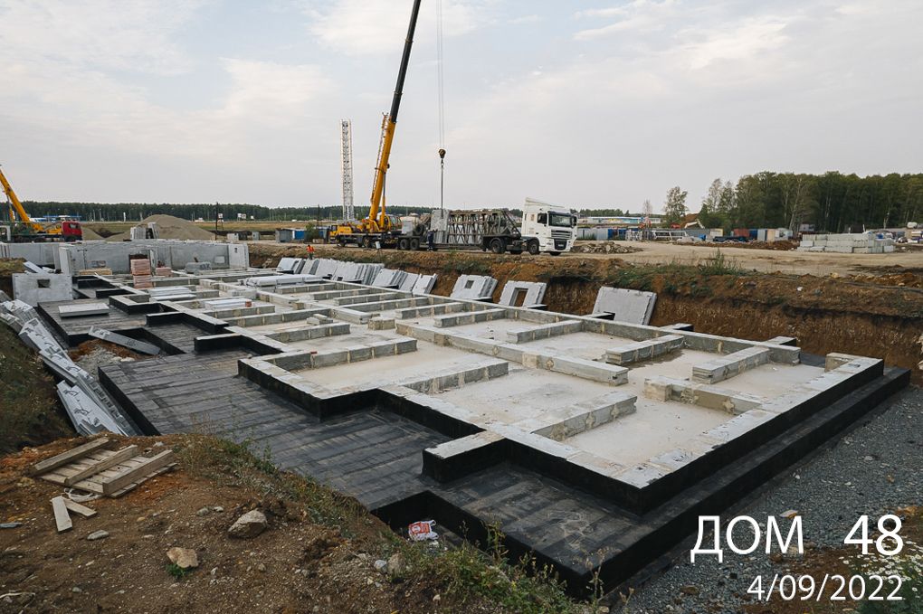 Ход строительства ЖК Парковый Премиум — сентябрь 2022