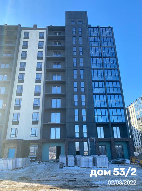 Ход строительства ЖК Парковый Премиум — март 2022