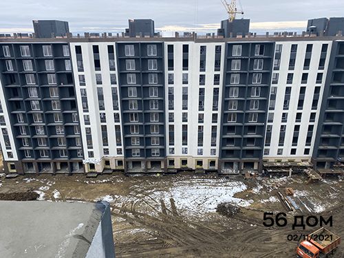 Ход строительства ЖК Парковый Премиум — ноябрь 2021