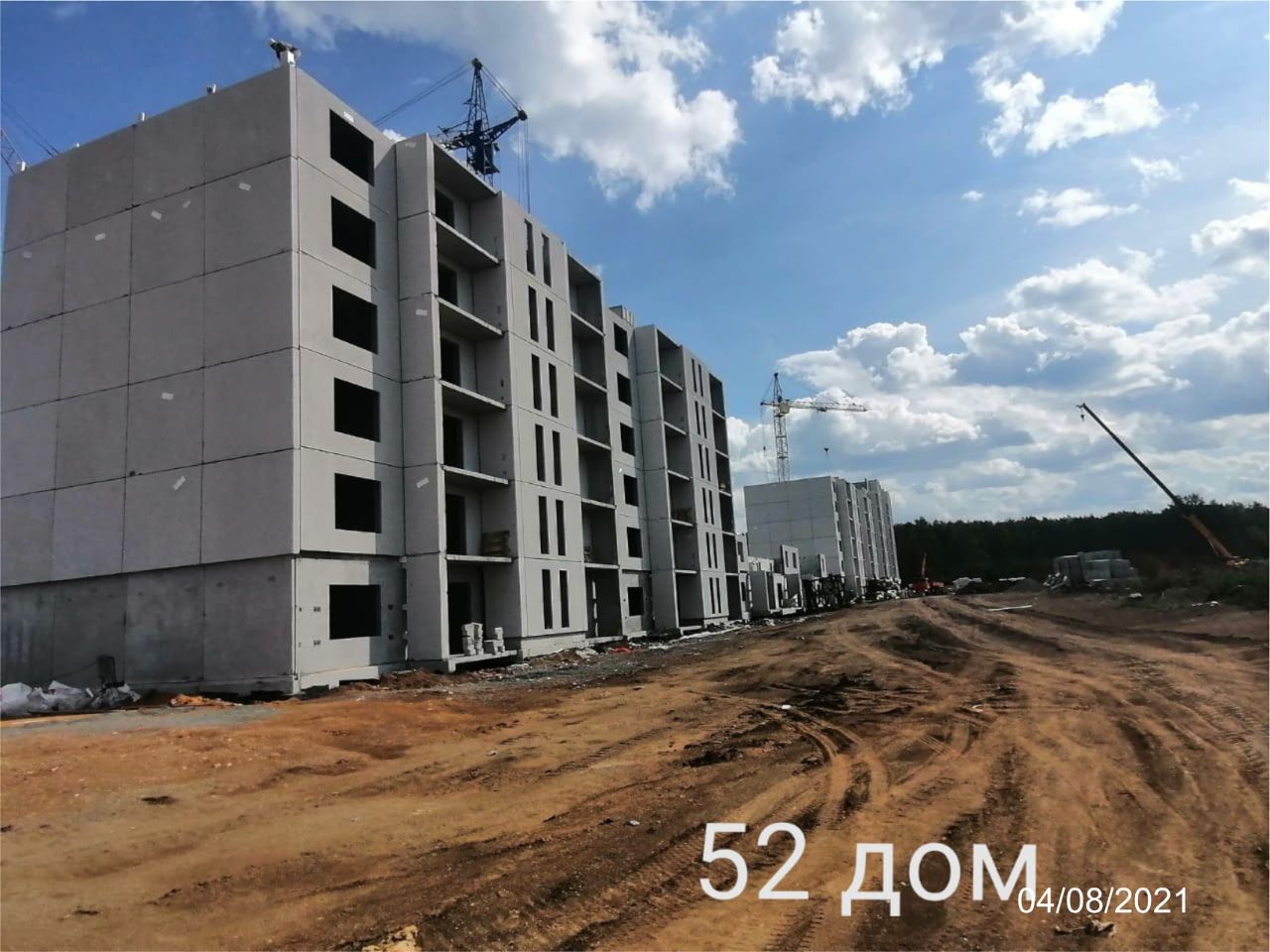 Ход строительства ЖК Парковый Премиум — август 2021