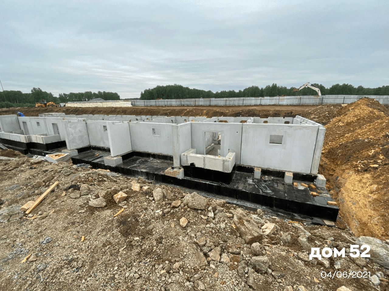 Ход строительства ЖК Парковый Премиум — июнь 2021