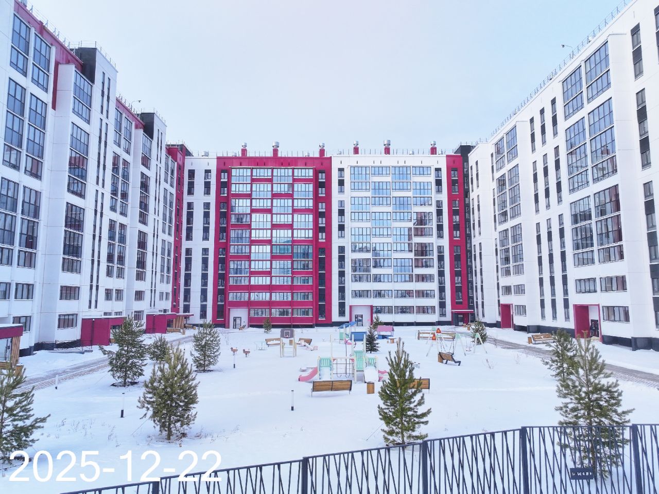 Ход строительства ЖК «Конфетти» — фото за декабрь 2025