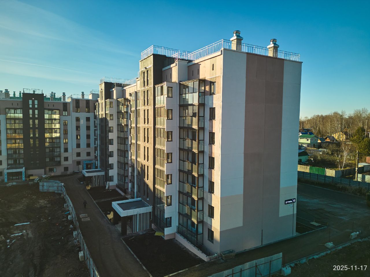 Ход строительства ЖК «Атмосфера» — фото за ноябрь 2025