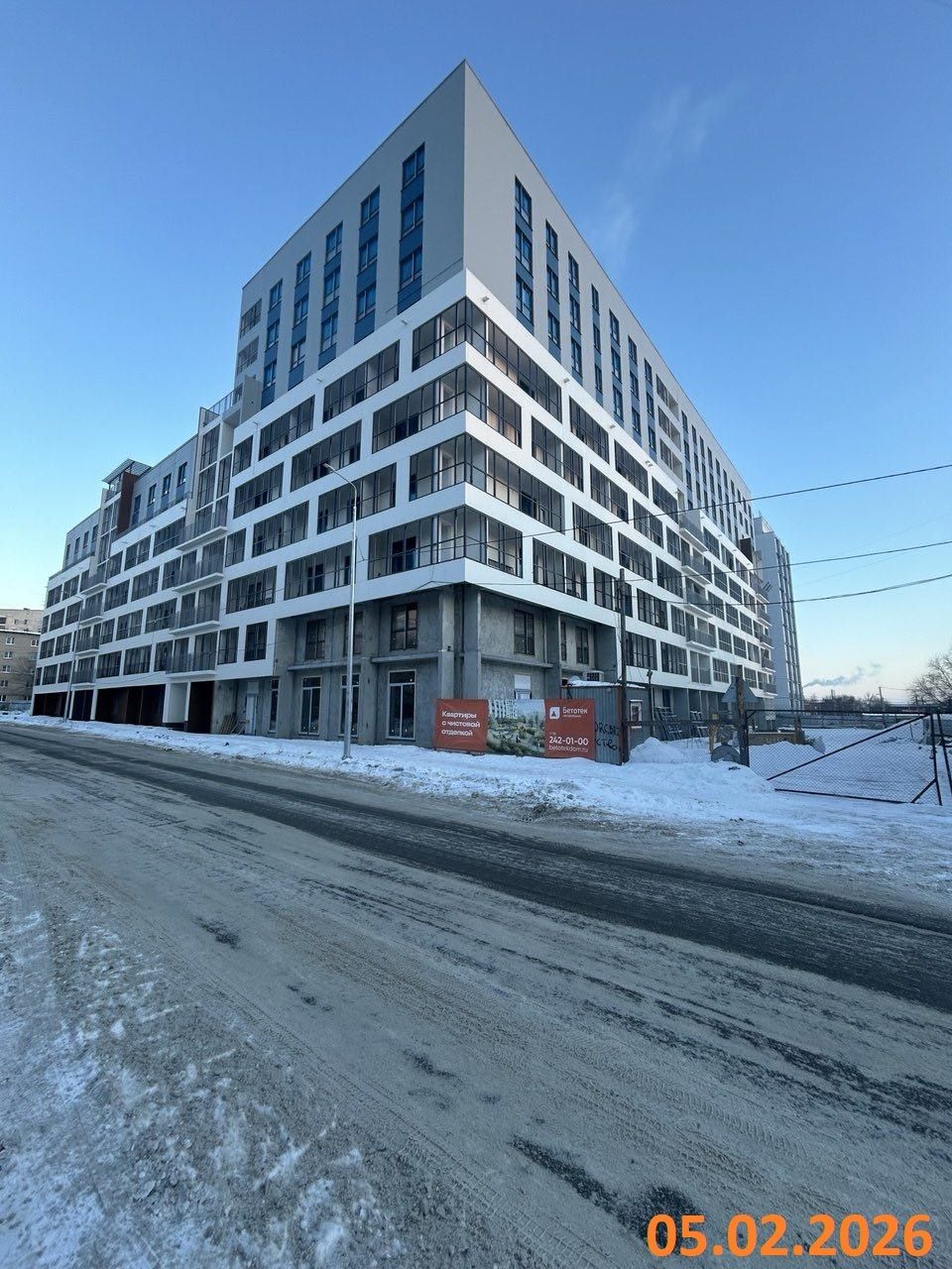 Ход строительства ЖК «Новостория» — фото за февраль 2026