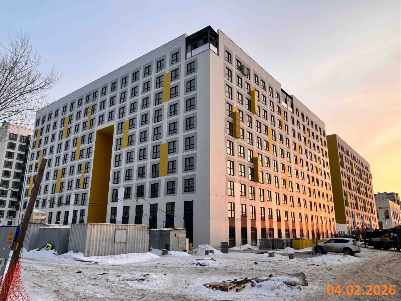 Ход строительства ЖК «Мотив» — фото за февраль 2026