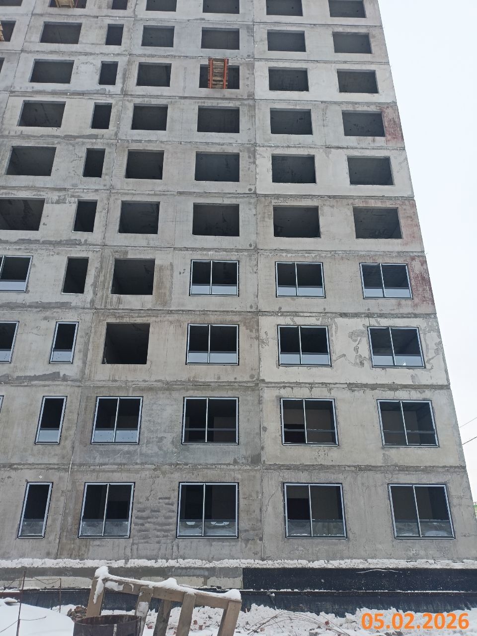 Ход строительства ЖК «Краснополье» — фото за февраль 2026