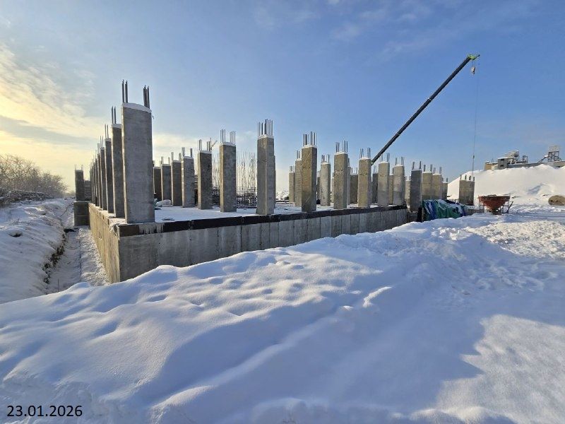 Ход строительства ЖК «Симфония» — фото за январь 2026