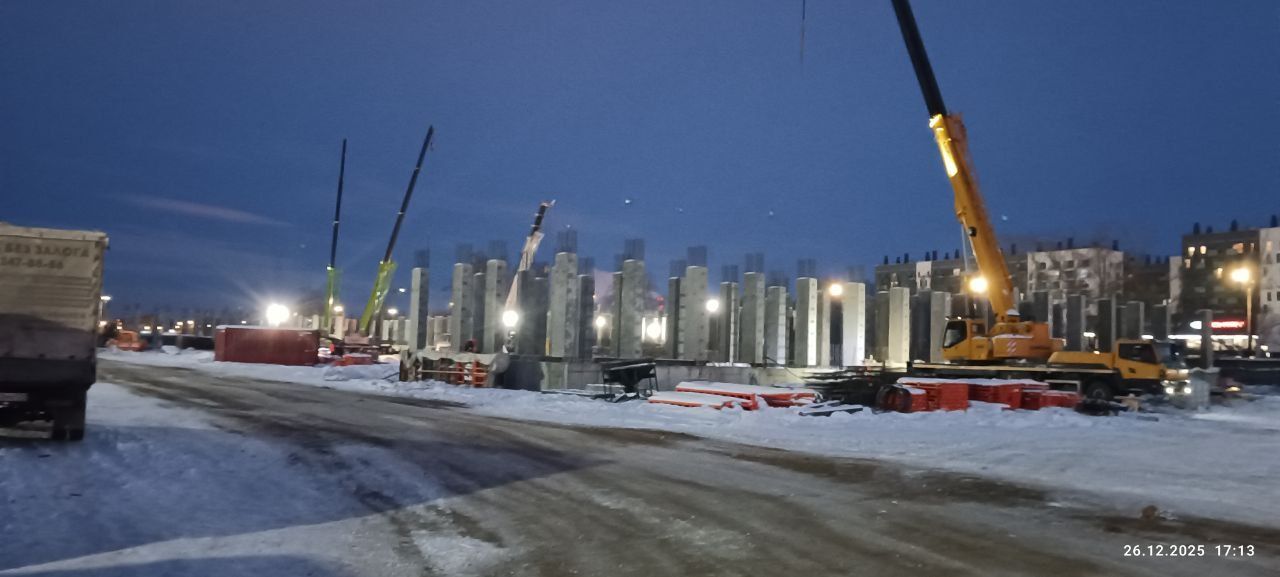 Ход строительства ЖК «Симфония» — фото за декабрь 2025