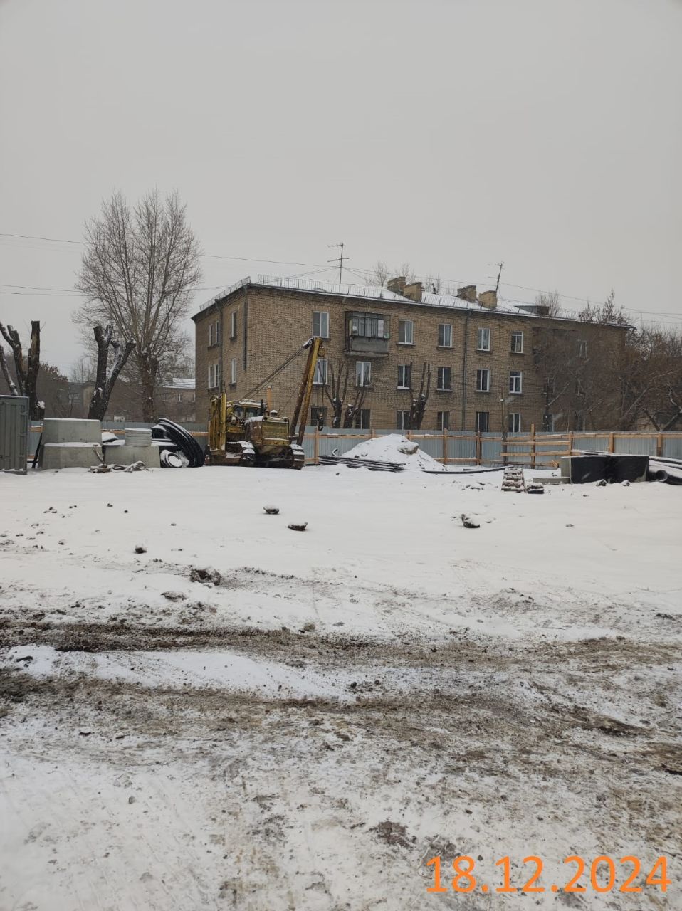 Ход строительства ЖК Геометрия Счастья — декабрь 2024