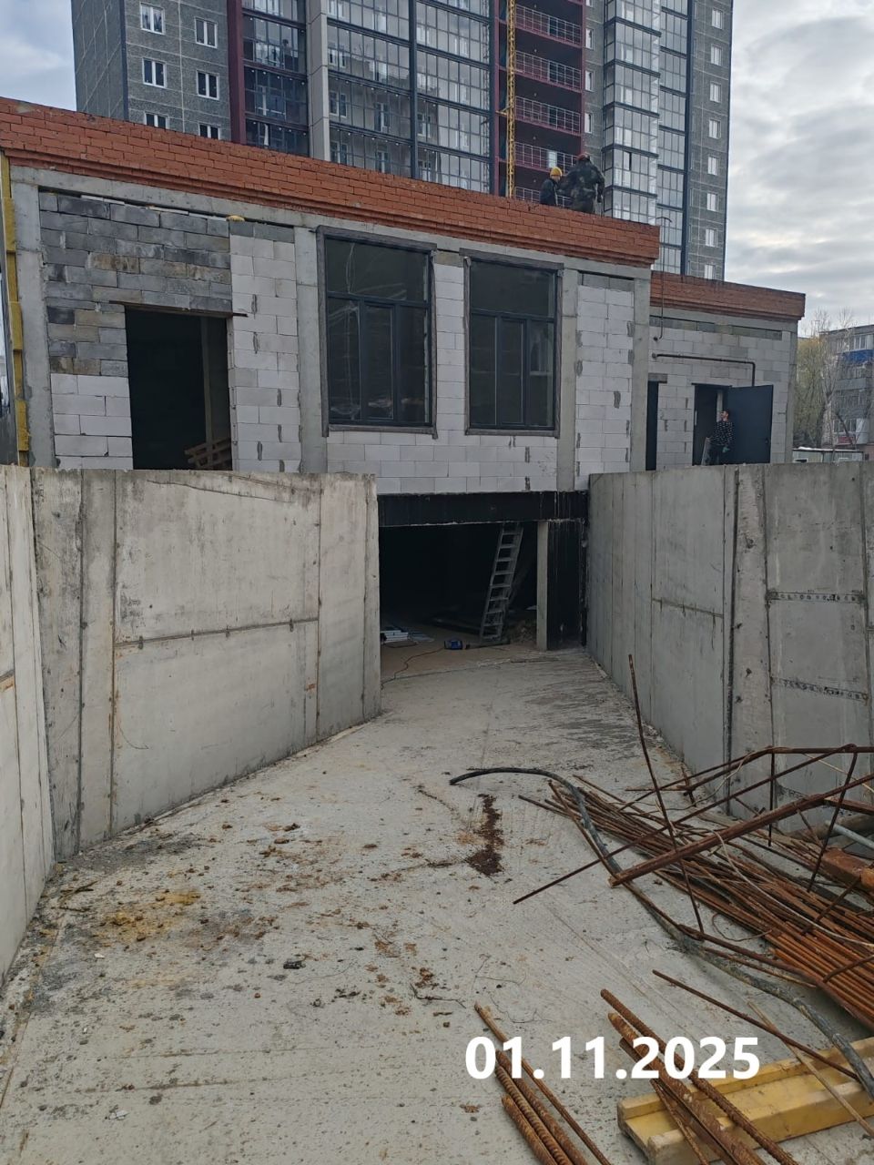 Ход строительства ЖК «Электростальский» — фото за ноябрь 2025