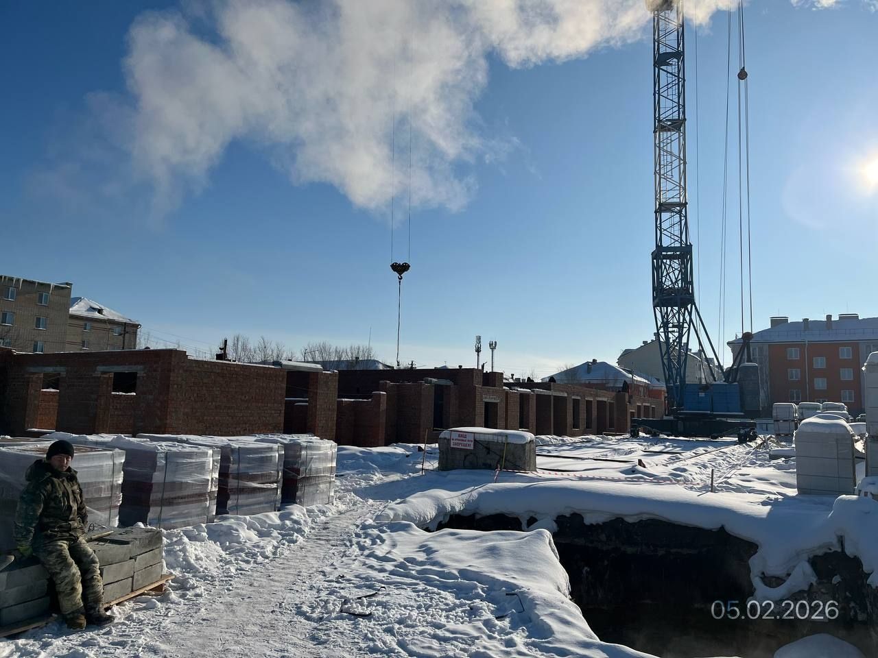 Ход строительства ЖК «Южный Парк» — фото за февраль 2026