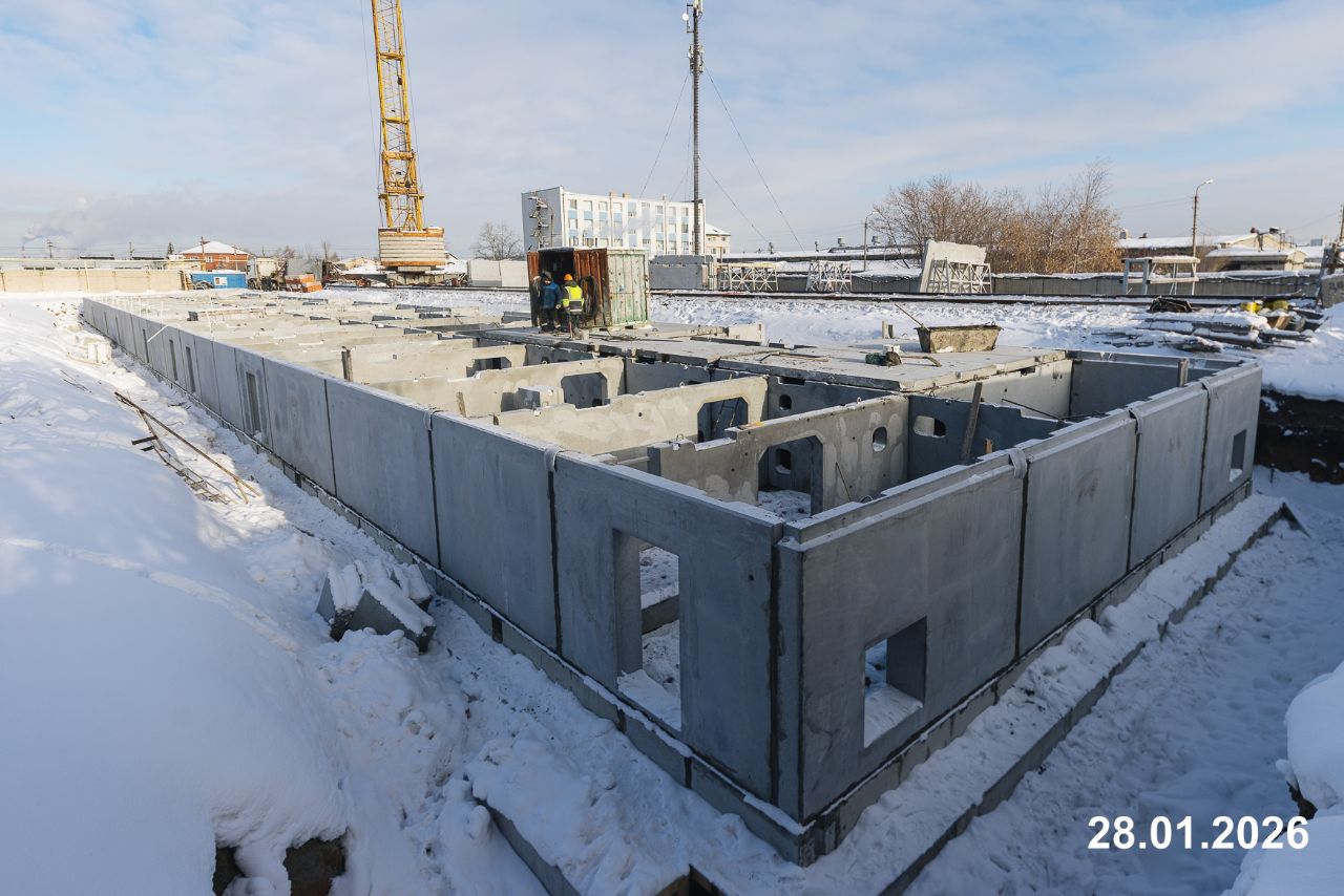 Ход строительства ЖК «НИКС Лайн на Танкистов» — фото за январь 2026