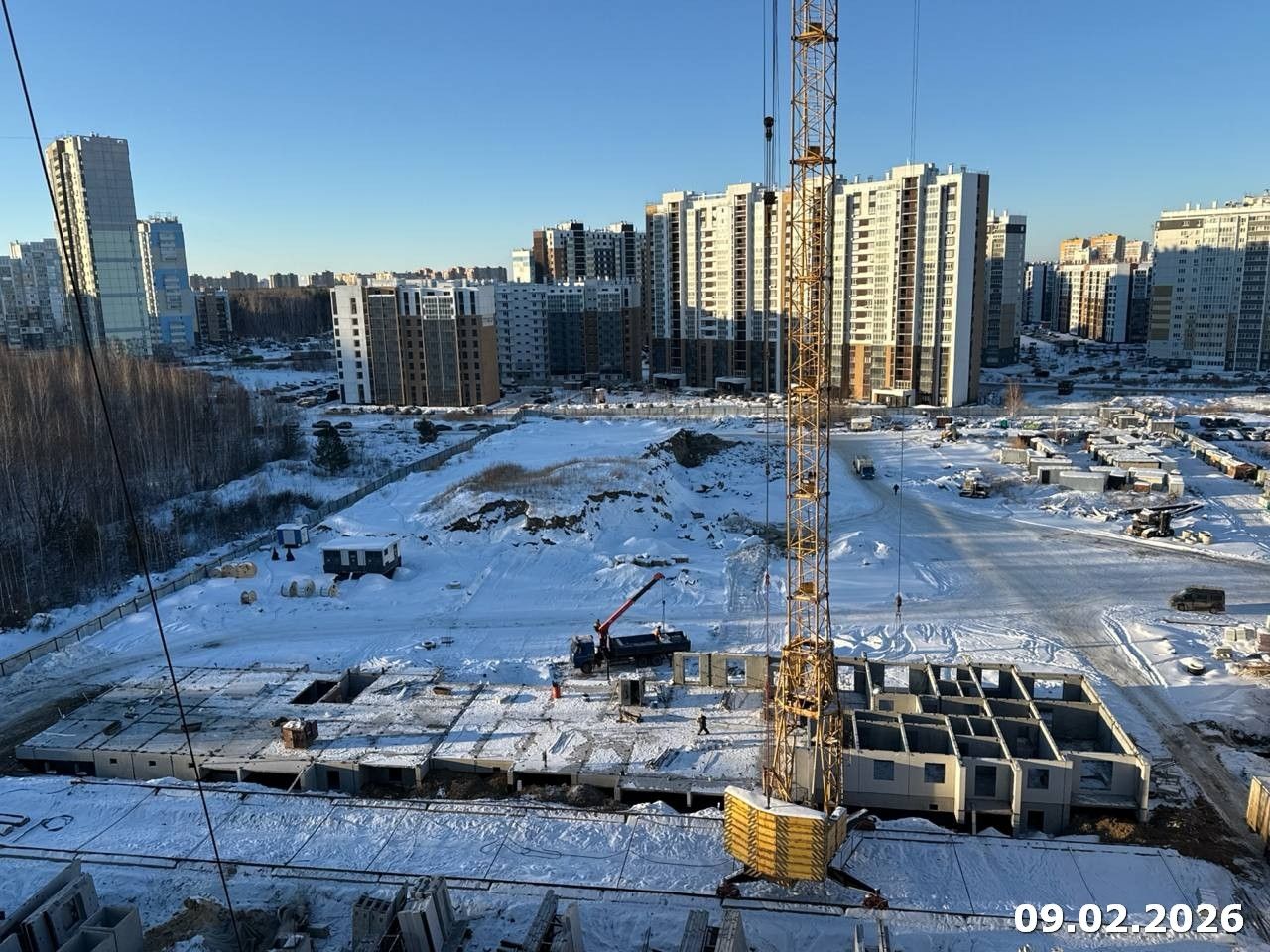 Ход строительства ЖК «Хорошее решение» — фото за февраль 2026