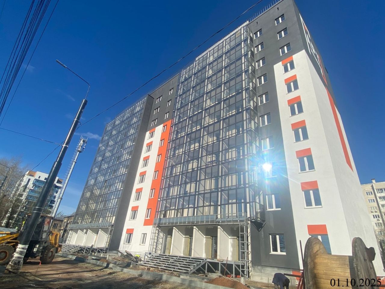 Ход строительства ЖК «по ул. Артиллерийская» — фото за октябрь 2025