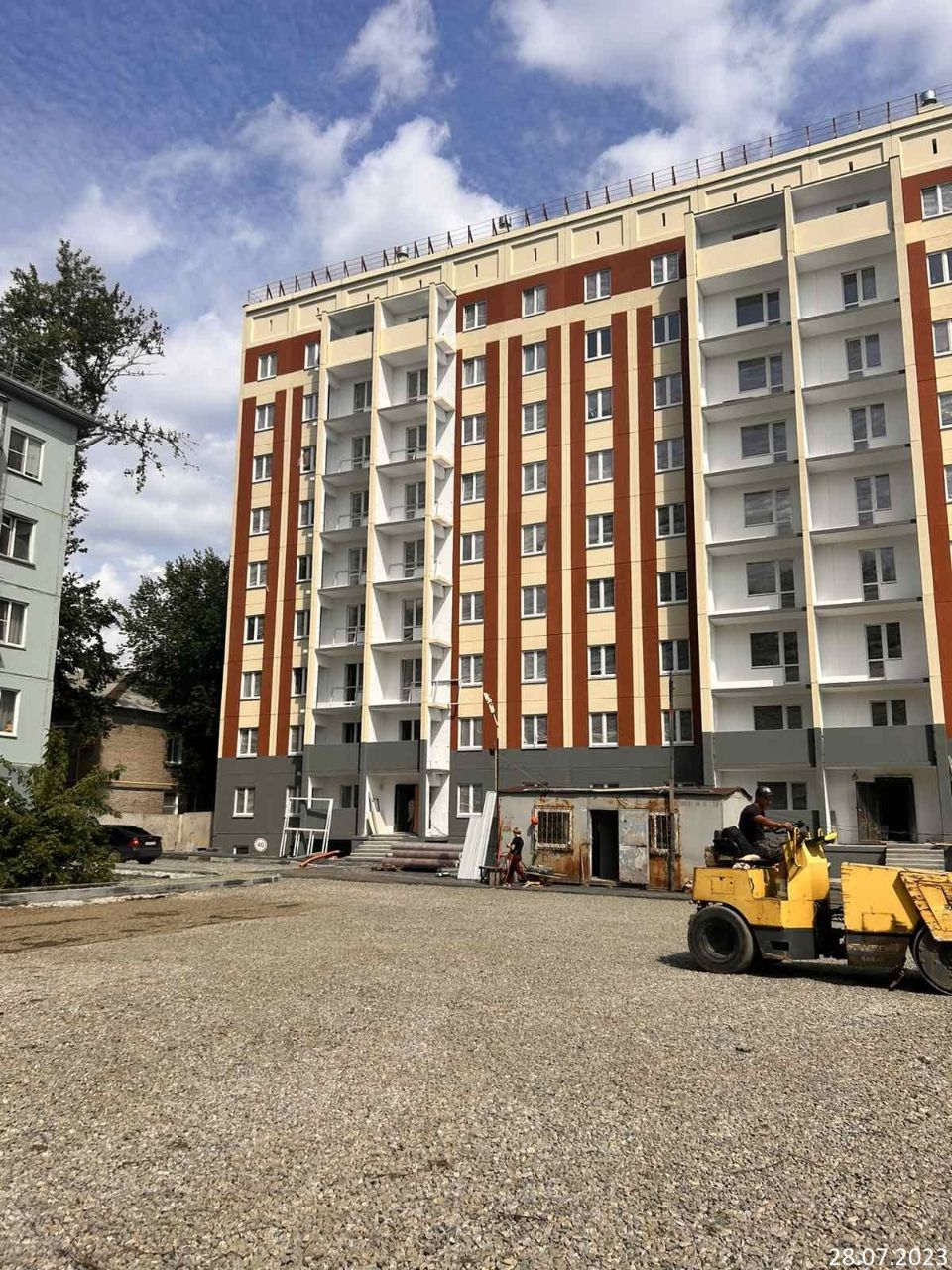 Ход строительства ЖК «на Омской» — фото за июль 2023