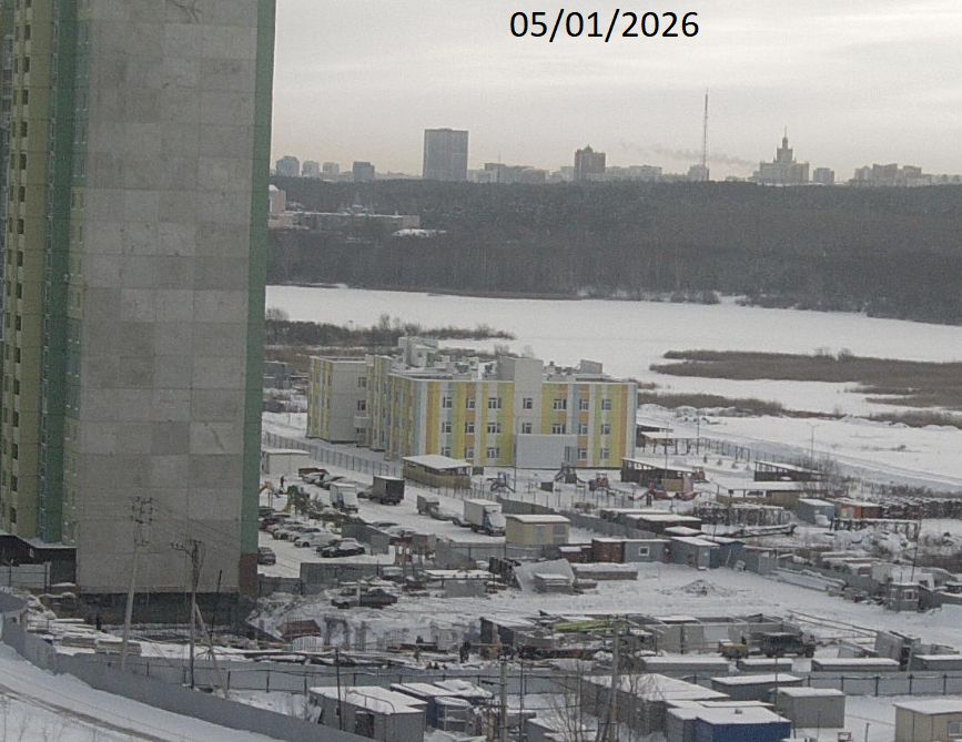 Ход строительства ЖК «Академ-Riverside» — фото за январь 2026