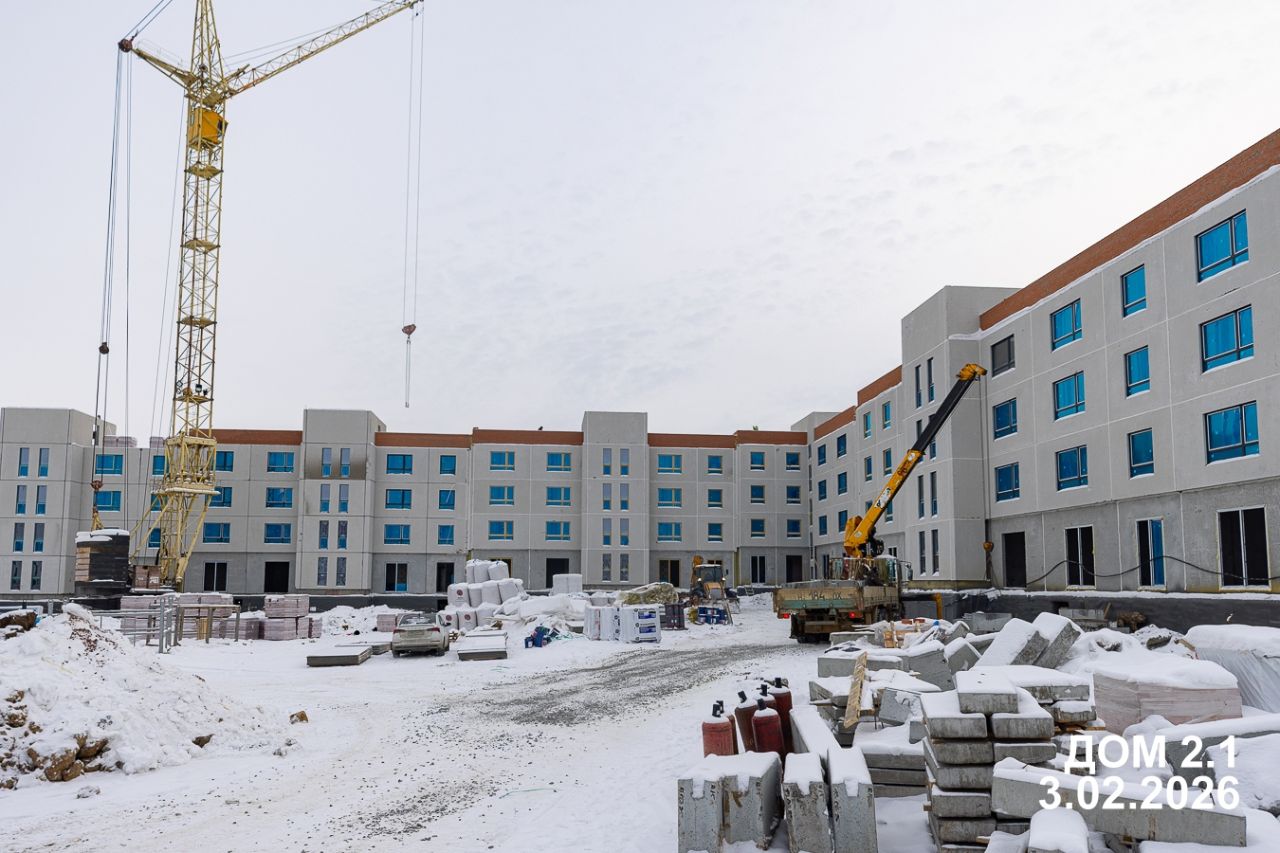 Ход строительства ЖК «Привилегия Дзен» — фото за февраль 2026
