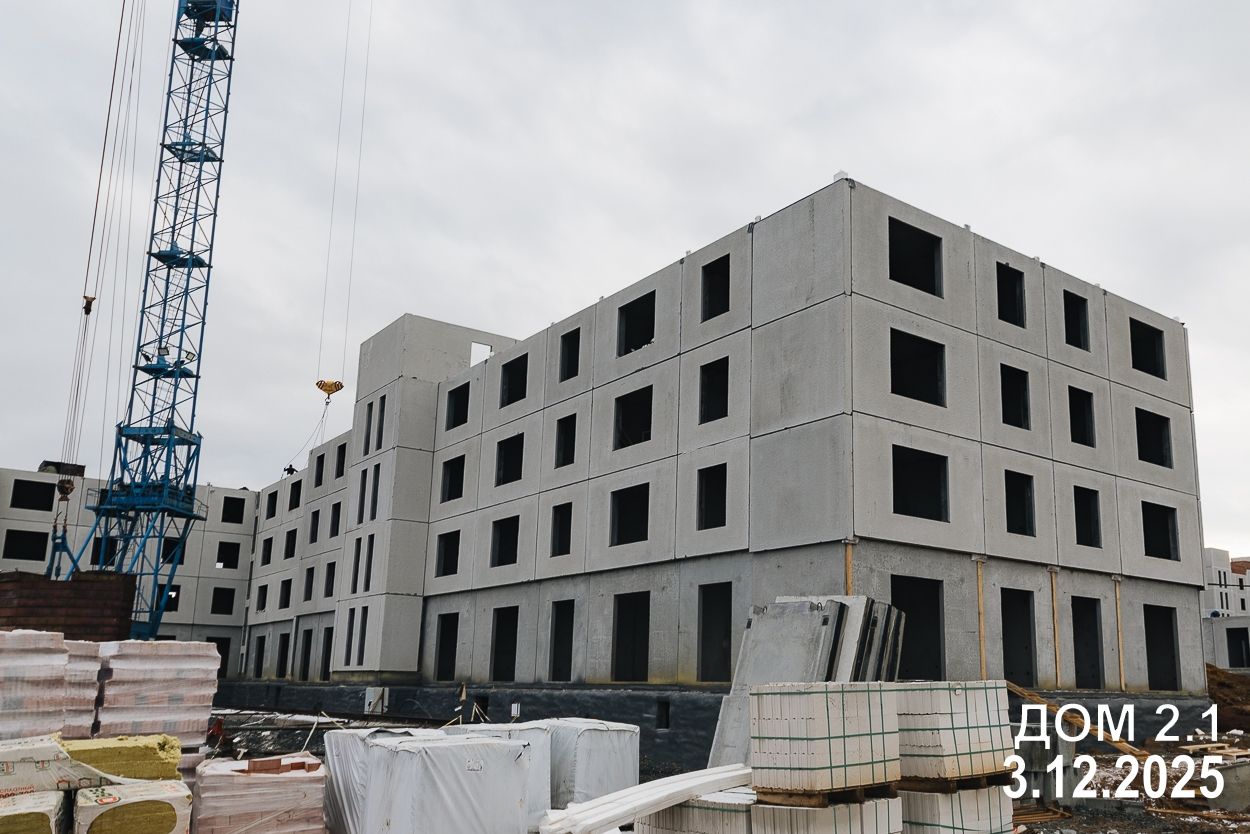 Ход строительства ЖК «Привилегия Дзен» — фото за декабрь 2025
