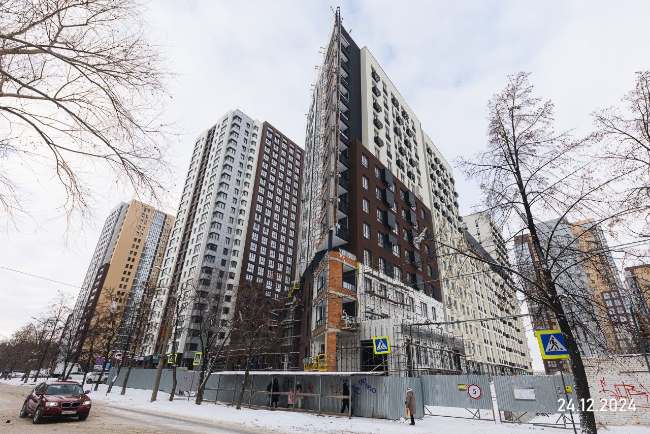 Ход строительства ЖК «Лесопарковый» — фото за декабрь 2024