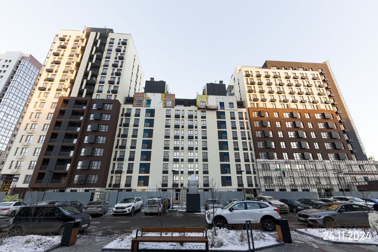 Ход строительства ЖК «Лесопарковый» — фото за ноябрь 2024