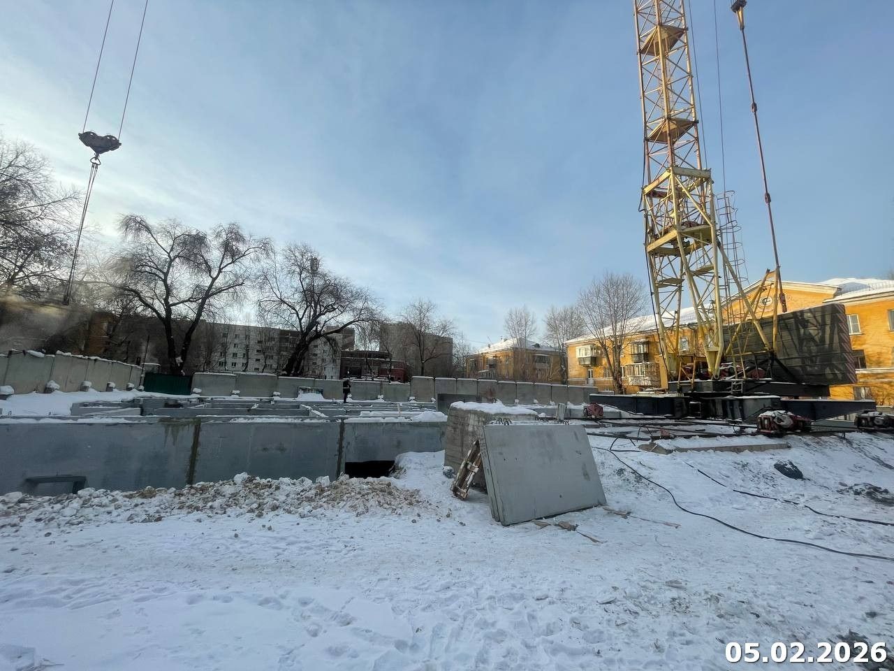 Ход строительства ЖК «по ул. Мира» — фото за февраль 2026