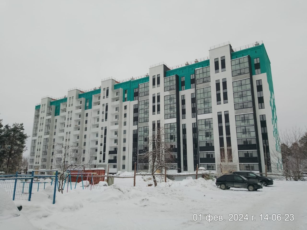 Ход строительства ЖК «Дом на Кирова» — фото за февраль 2024