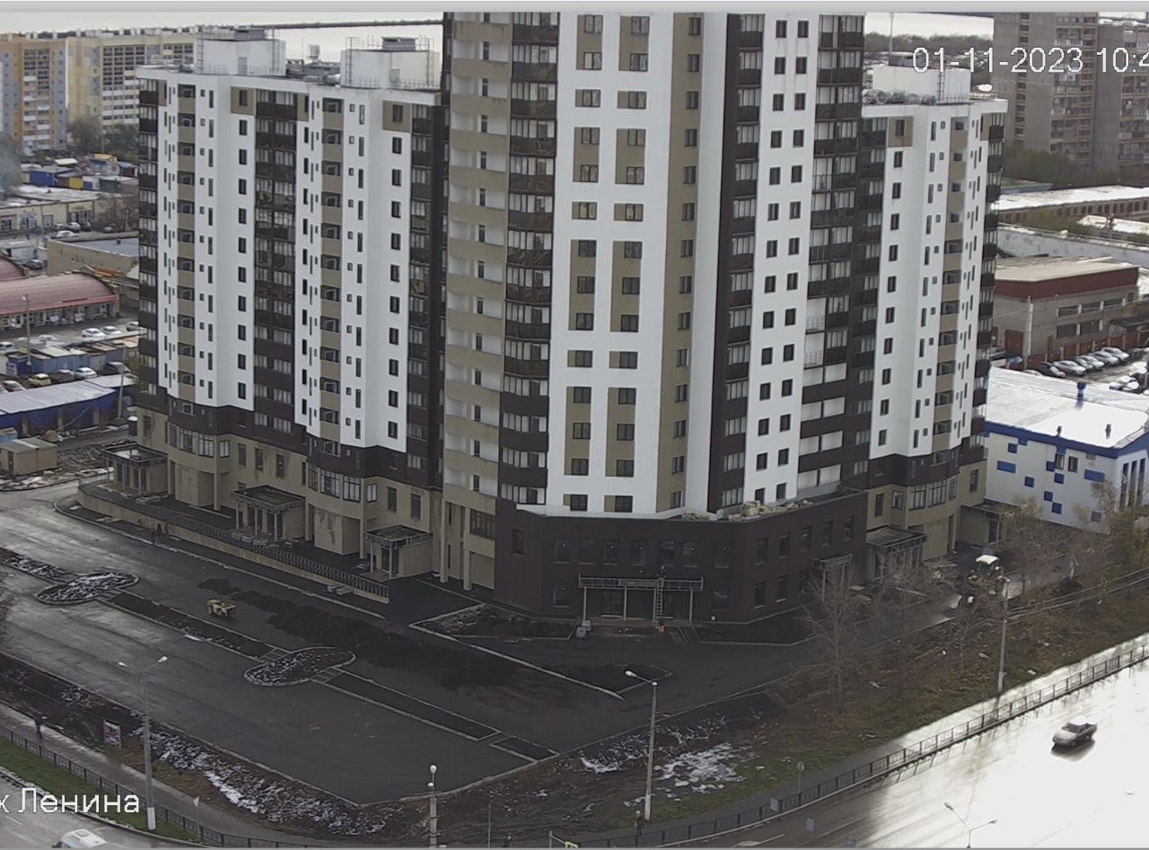 Ход строительства ЖК «Дом на проспекте Ленина, 87а» — фото за ноябрь 2023