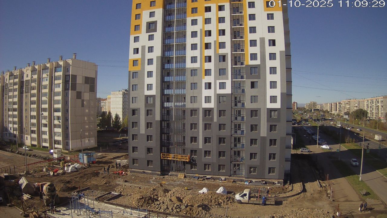 Ход строительства ЖК «по ул. 50-летия Магнитки» — фото за октябрь 2025