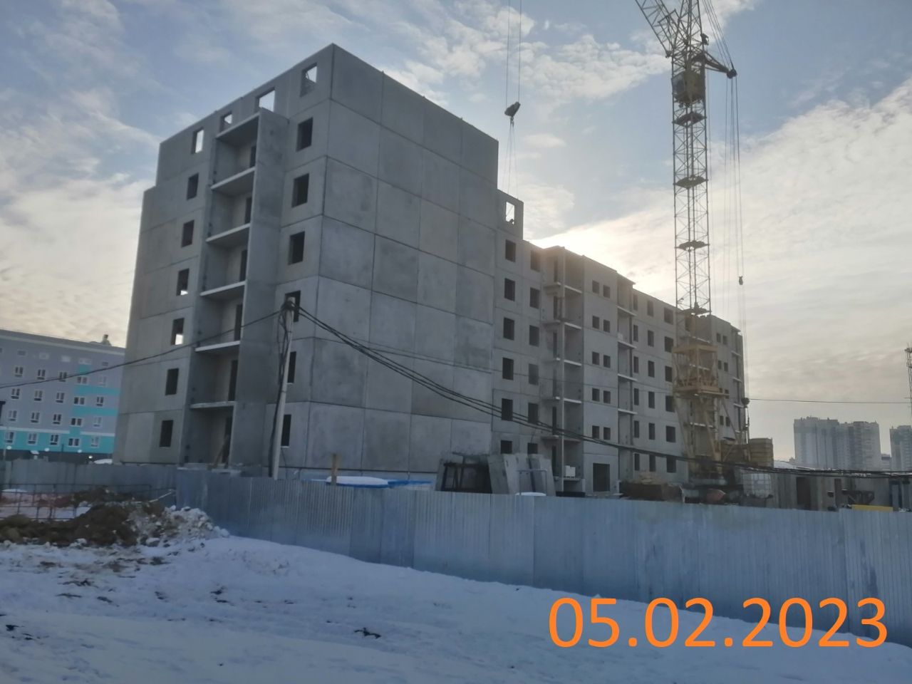 Ход строительства ЖК «На Трубников» — фото за февраль 2023