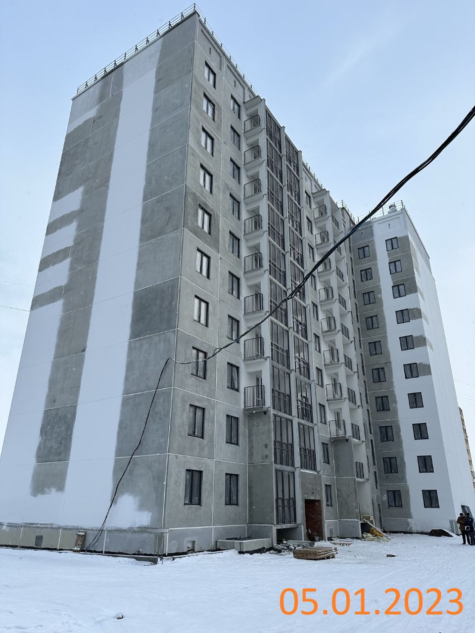 Ход строительства ЖК «На Трубников» — фото за январь 2023
