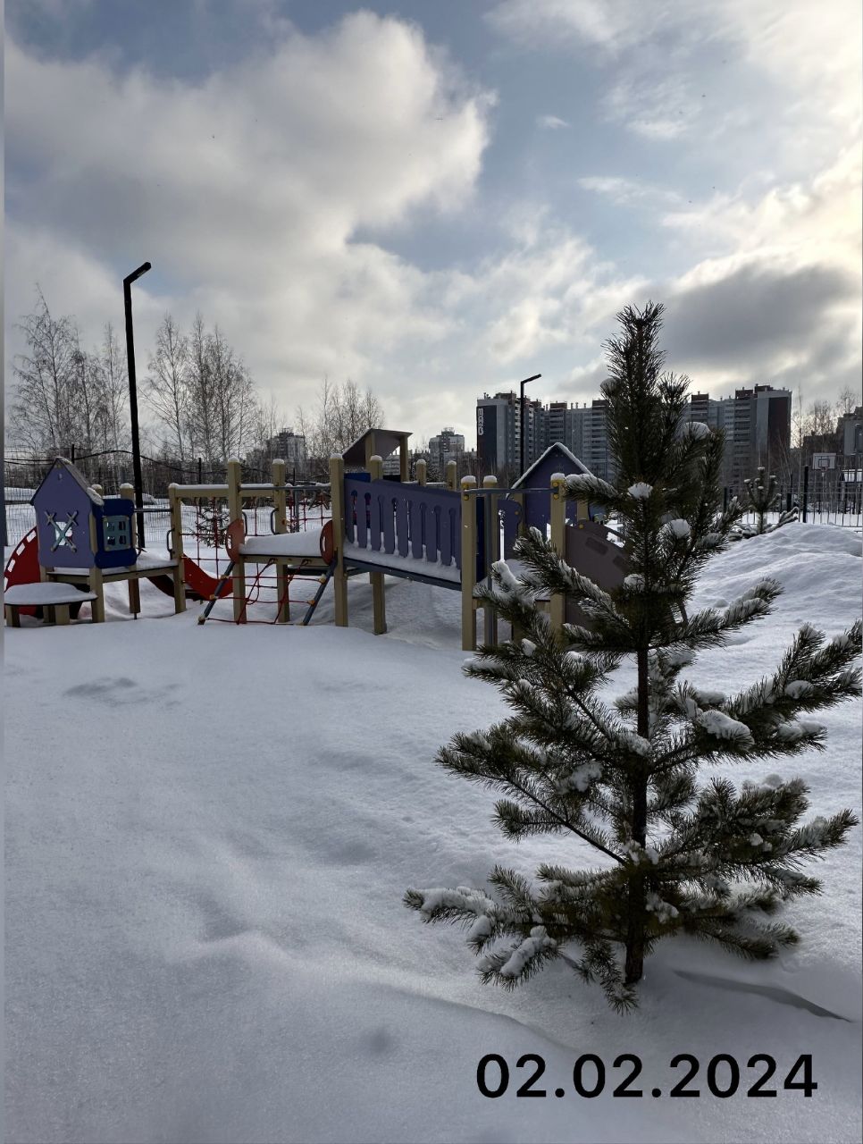 Ход строительства ЖК «Олимп» — фото за февраль 2024