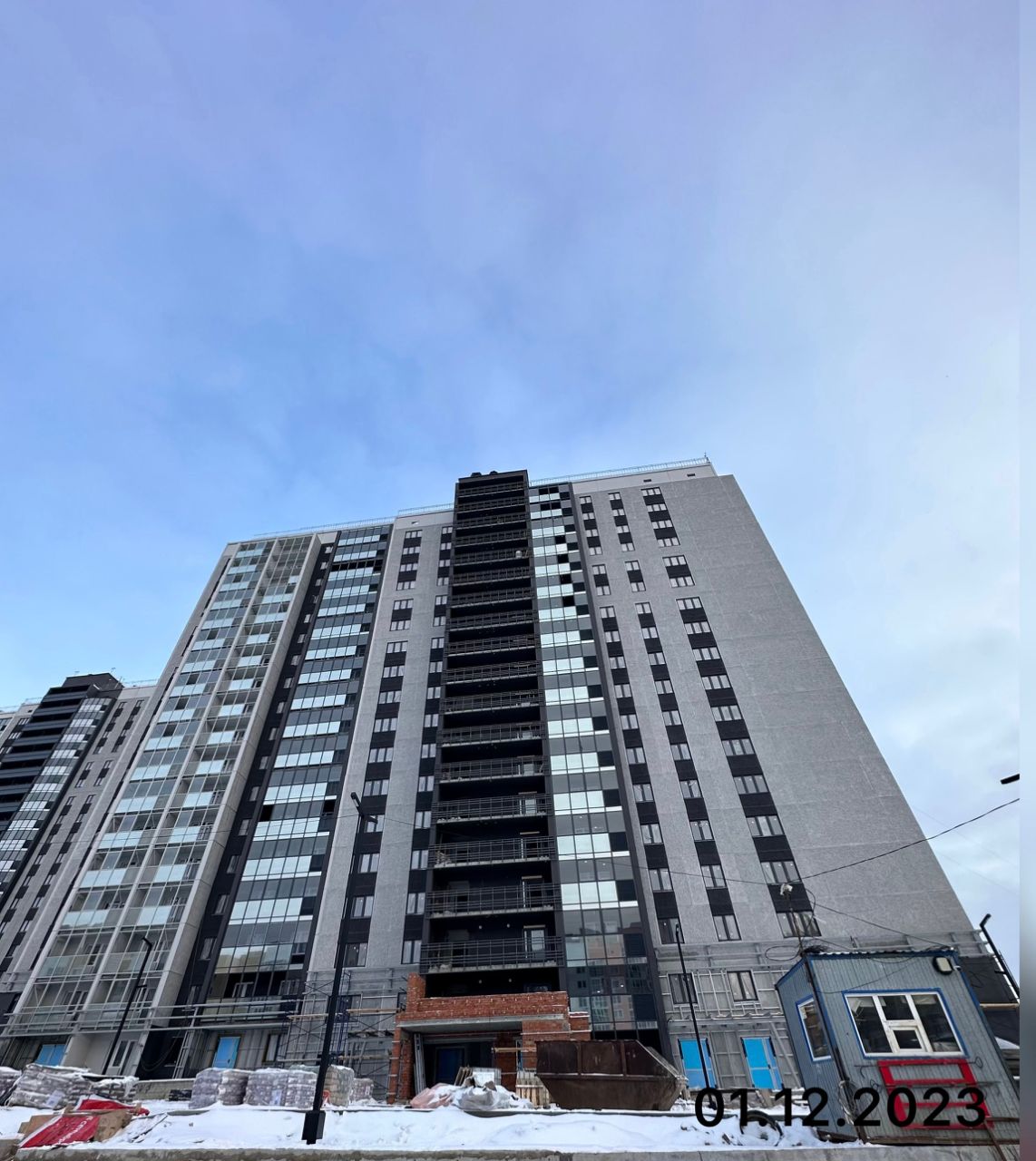 Ход строительства ЖК «Олимп» — фото за декабрь 2023