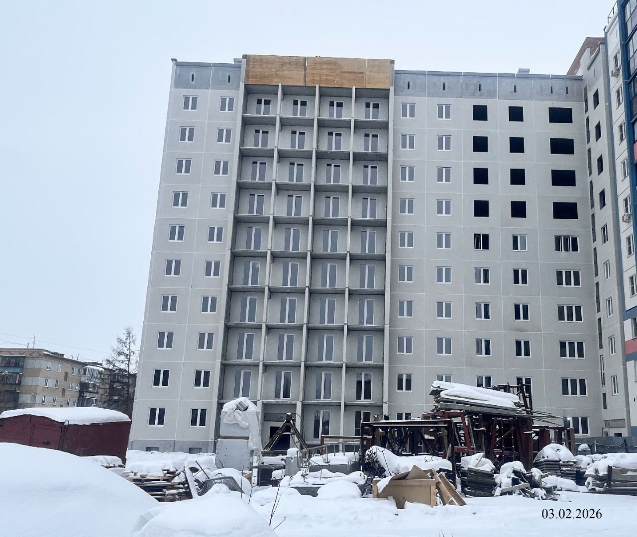 Ход строительства ЖК «по ул. 2-я Эльтонская улица» — фото за февраль 2026