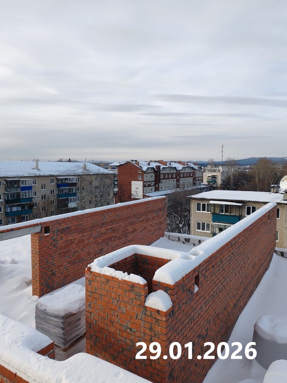 Ход строительства ЖК «Панорама» — фото за январь 2026