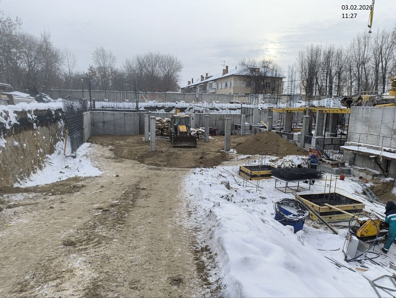 Ход строительства ЖК «Ривьера» — фото за февраль 2026
