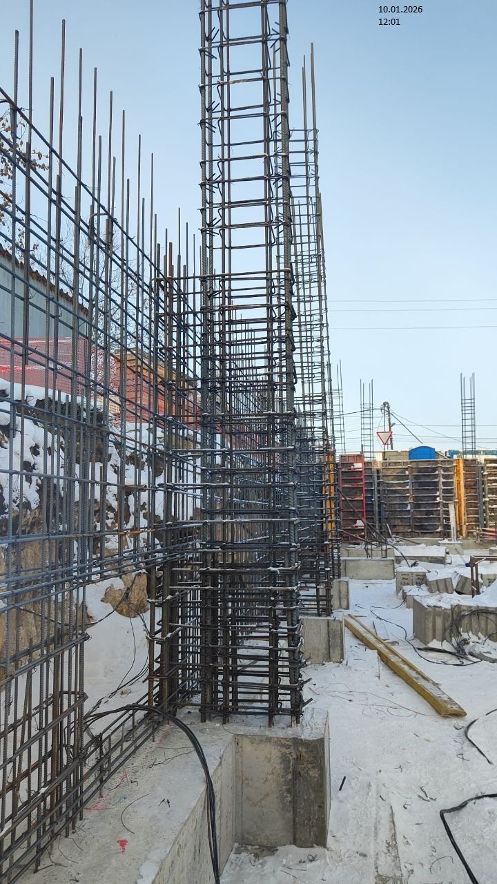 Ход строительства ЖК «Ривьера» — фото за январь 2026