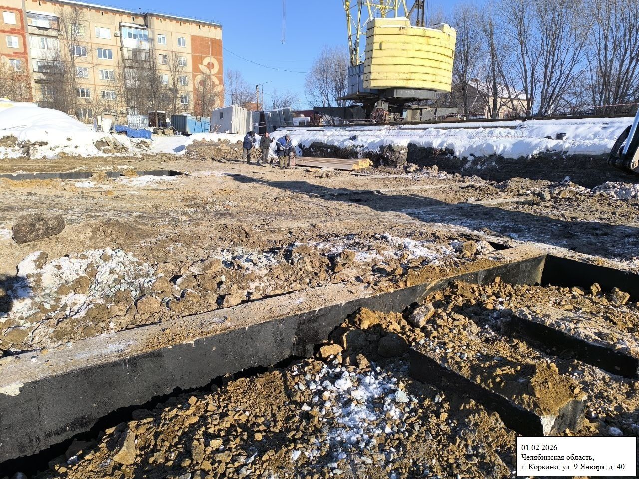 Ход строительства ЖК «по ул. 9 Января» — фото за февраль 2026