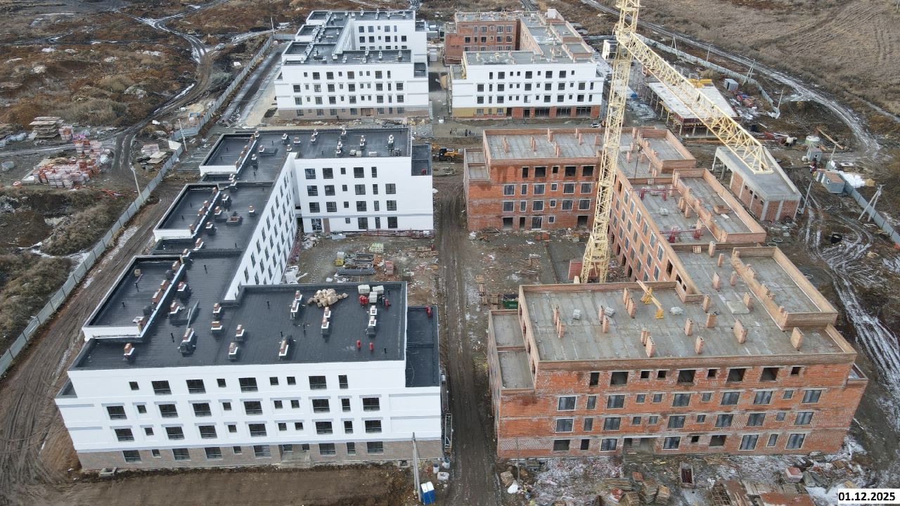Ход строительства ЖК «Эстетика» — фото за декабрь 2025