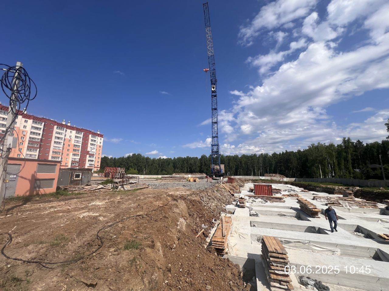 Ход строительства ЖК «по ул. Молодежная (Рощино)» — фото за июнь 2025