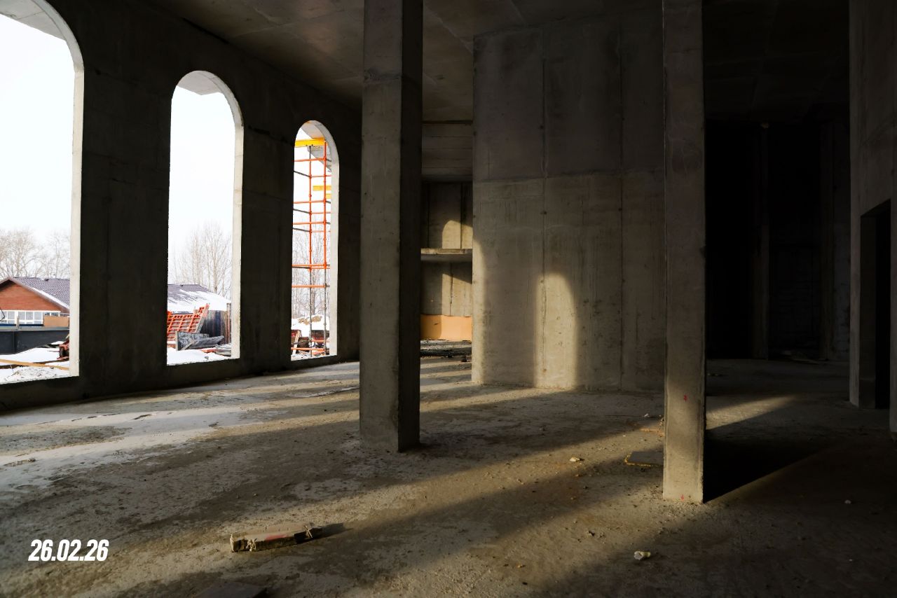 Ход строительства ЖК «Большой» — фото за февраль 2026