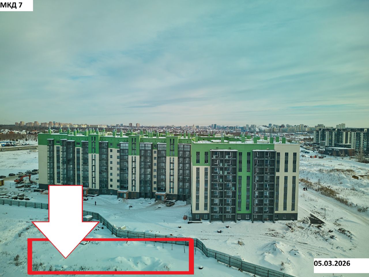 Ход строительства ЖК «Шишкин» — фото за март 2026